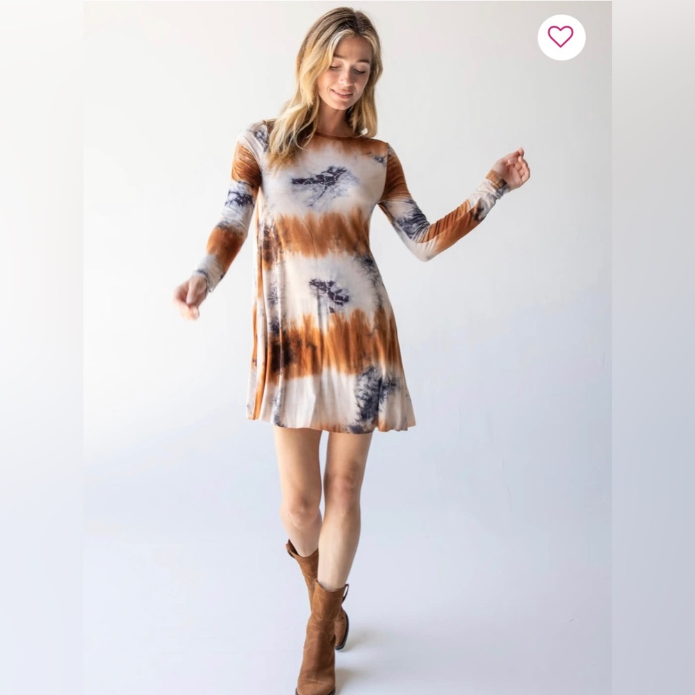 Adorable tie-die mini dress